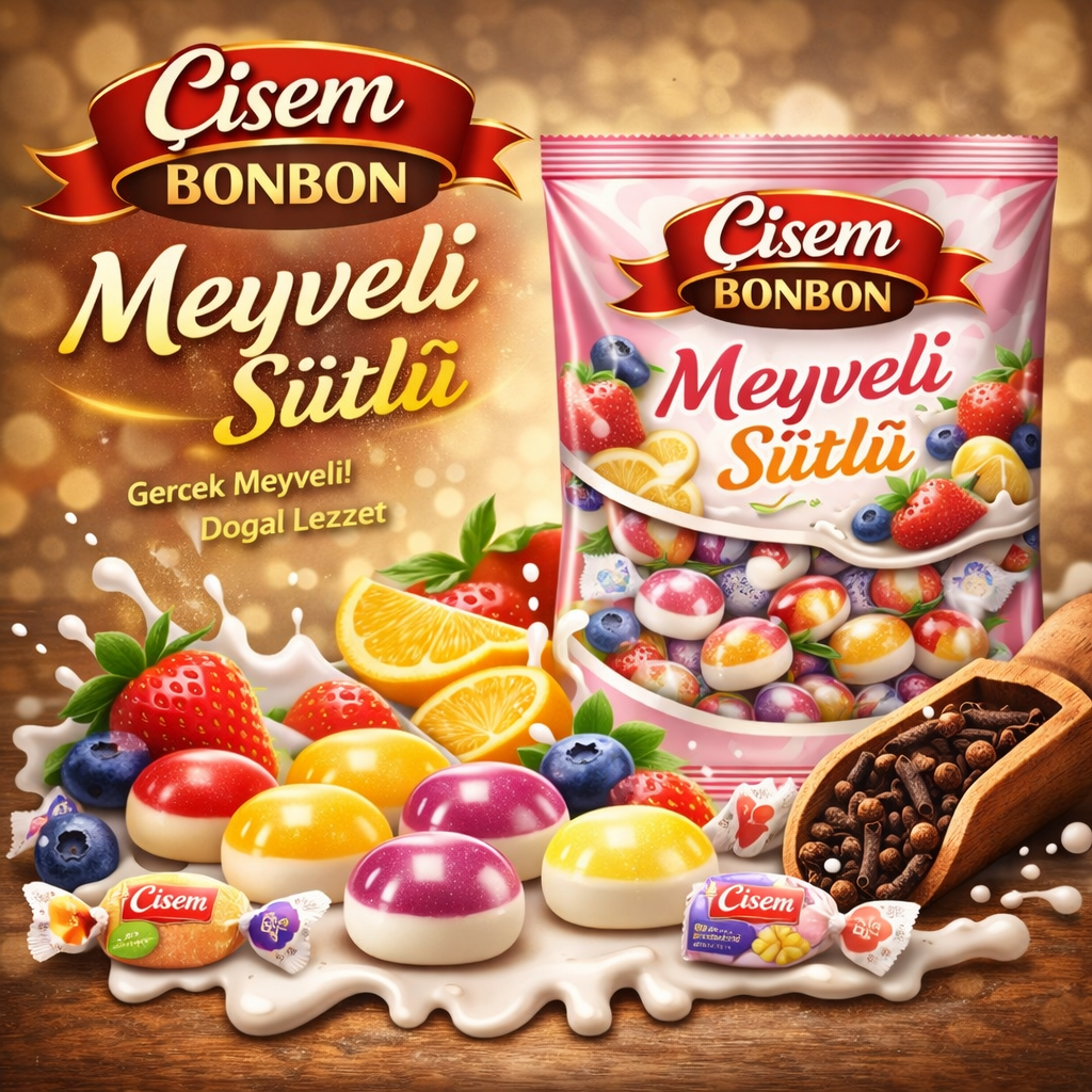 Logolu Karanfilli Şeker Özel Sunum